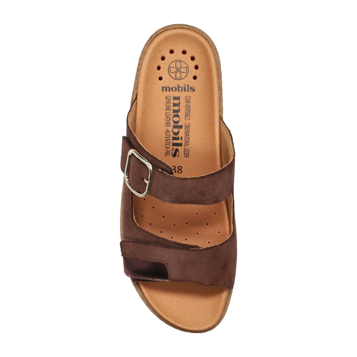 mules femme modèle Randya chataigne - Mephisto